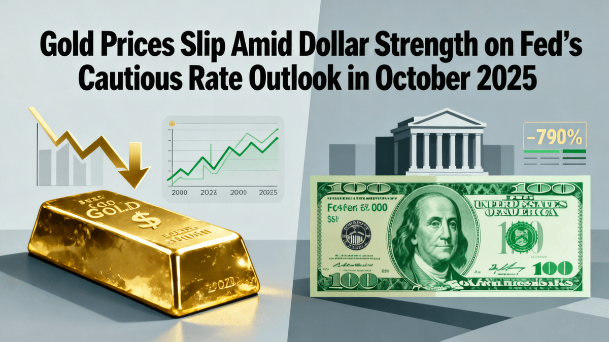 Gold Prices Slip Amid Dollar Strength on Fed’s Cautious Rate Outlook in ...