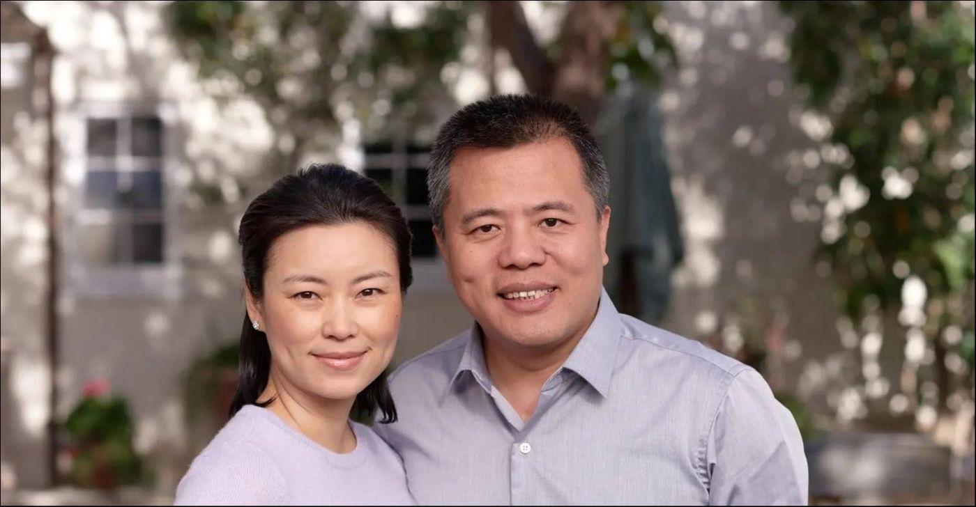 Chen Tainqiao and his wife Chrissy Lou, the founders of Tianqiao & Chrissy Chen Institute, a non-profit entity with a focus on brain research