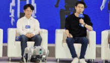 Left: Wang He, Co-founder and CTO of GALBOT; Right: Wang Xingxing, Founder and CEO of Unitree Robotics