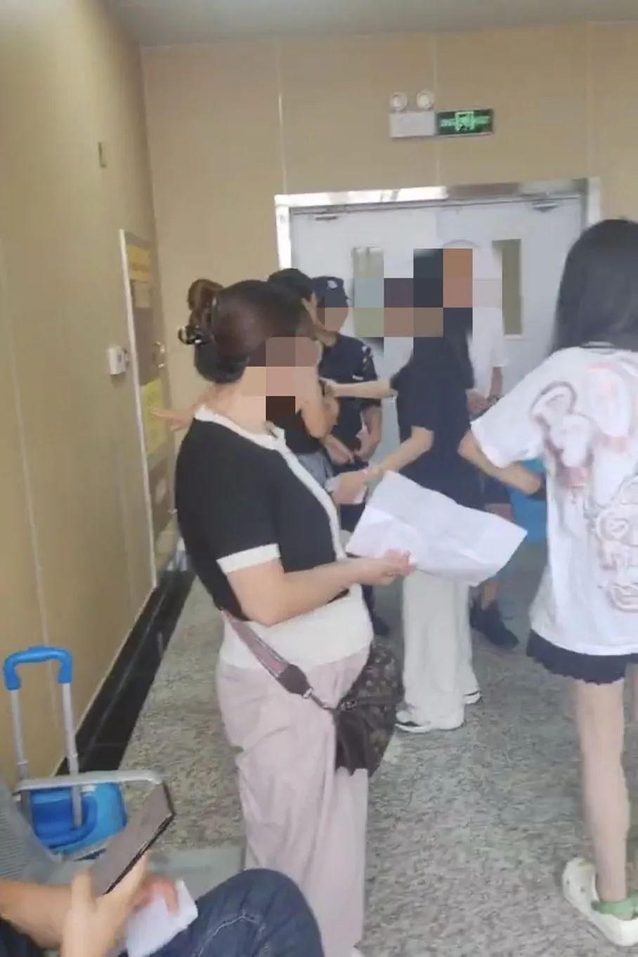 The kindergarten teachers who got into a dispute with hospital security.